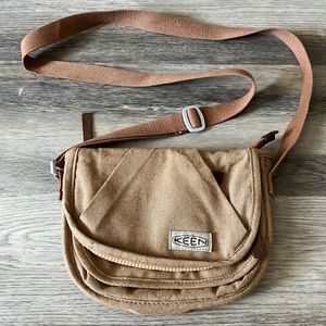 Tan Keen Crossbody Bag